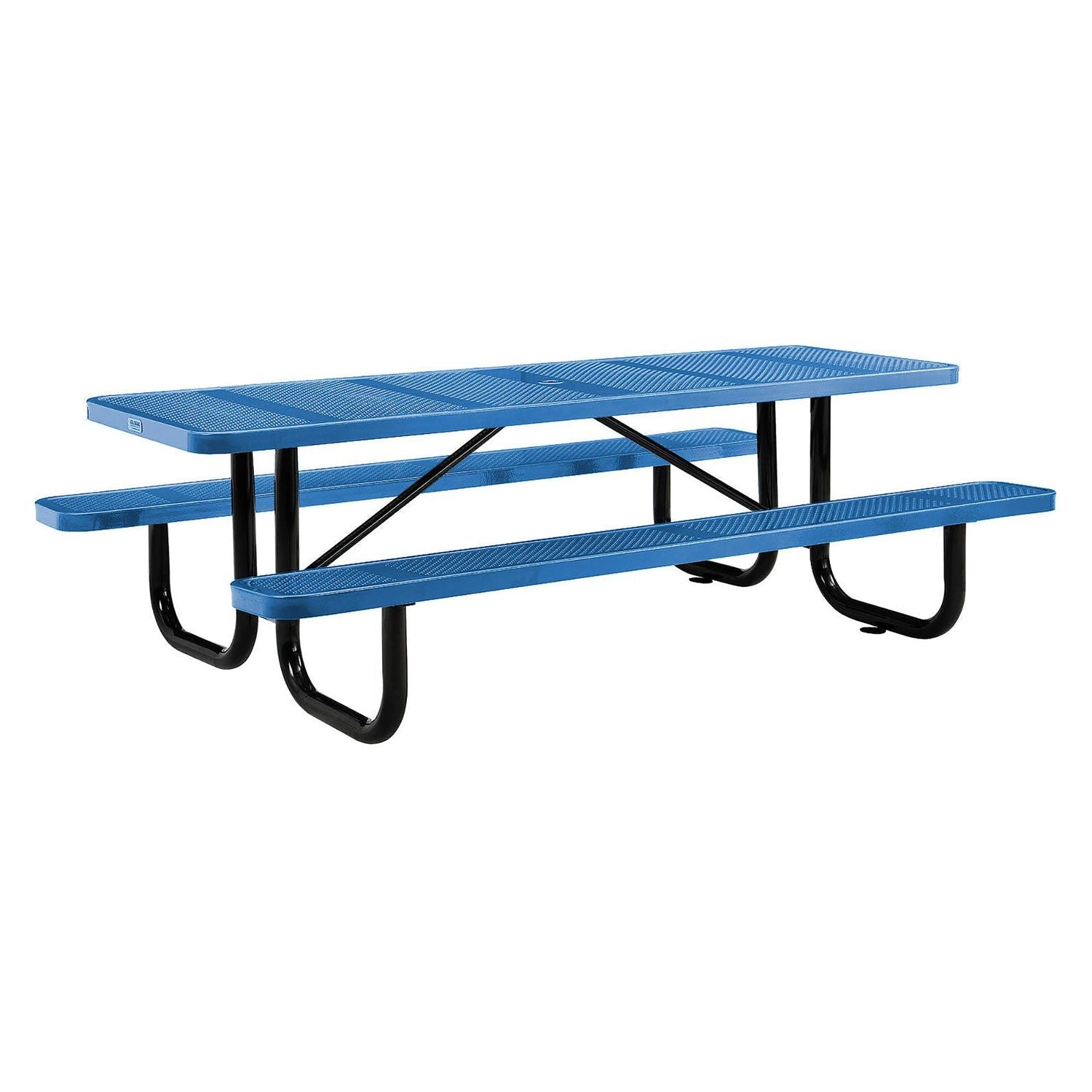 global-industrial-perforated-steel-picnic-table-rectangular-72-x-62-x-29-5-blue-top-blue-base-legs-gbe694555bl_1